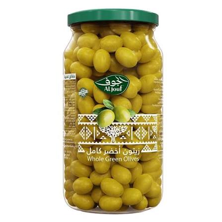 Al Jouf Green Olives 370 gm